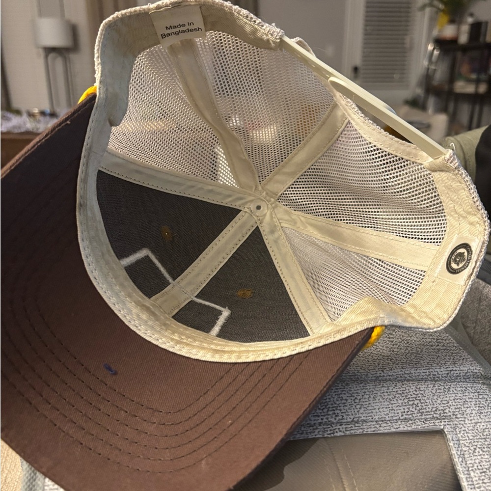 Brown and Yellow Smokey Bear Cap - Picture 2 of 3
